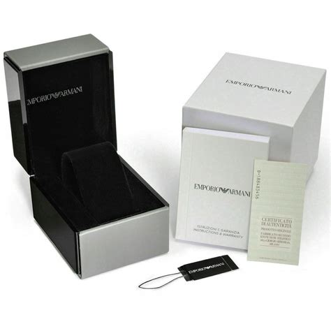 armani original watch box